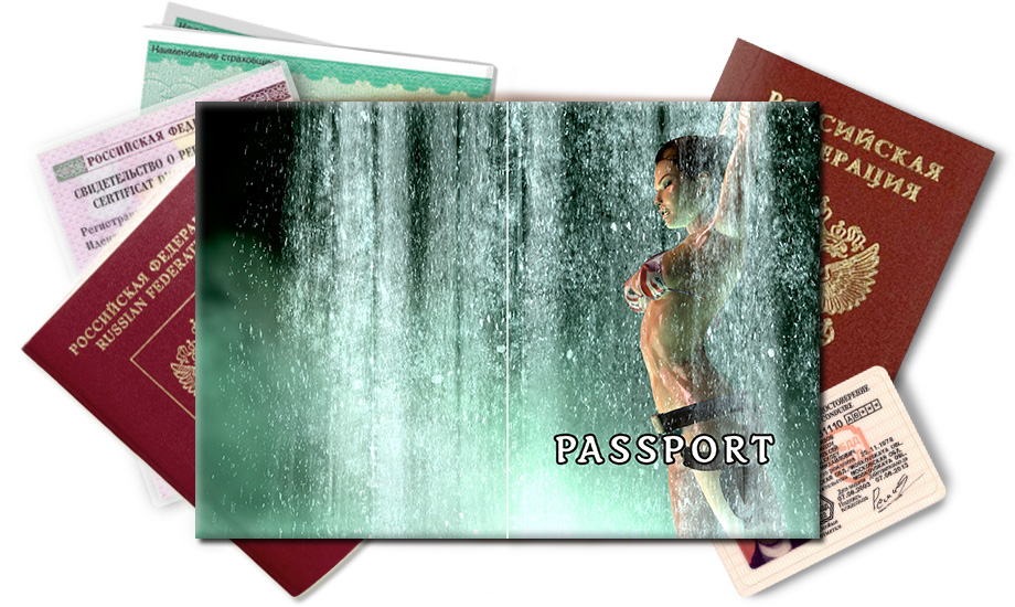 Обложка на паспорт Tomb Raider