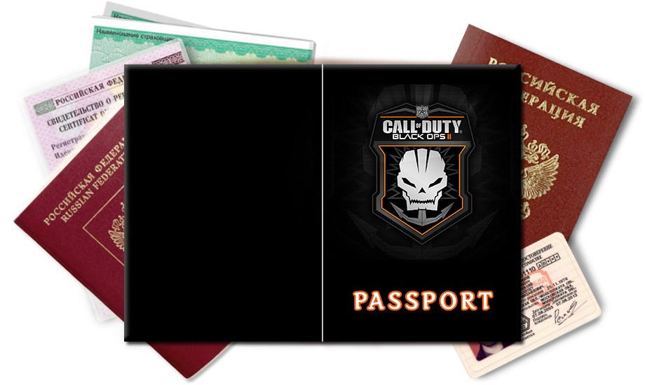 Обложка на паспорт Call of Duty