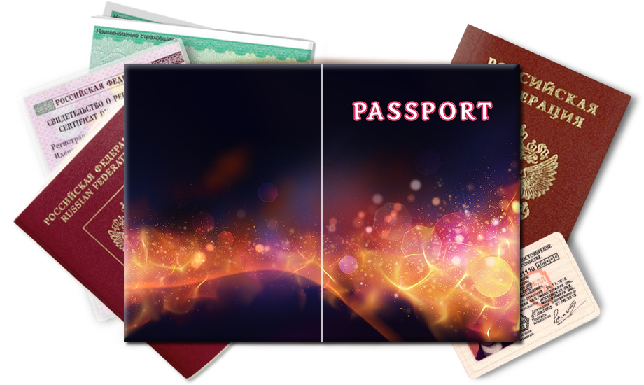 Обложка на паспорт Боке
