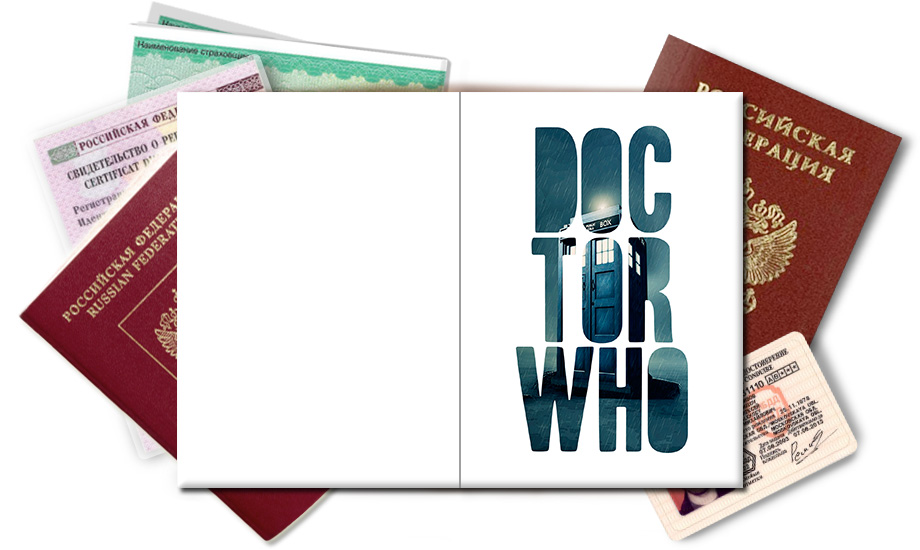 Обложка на паспорт Doctor Who