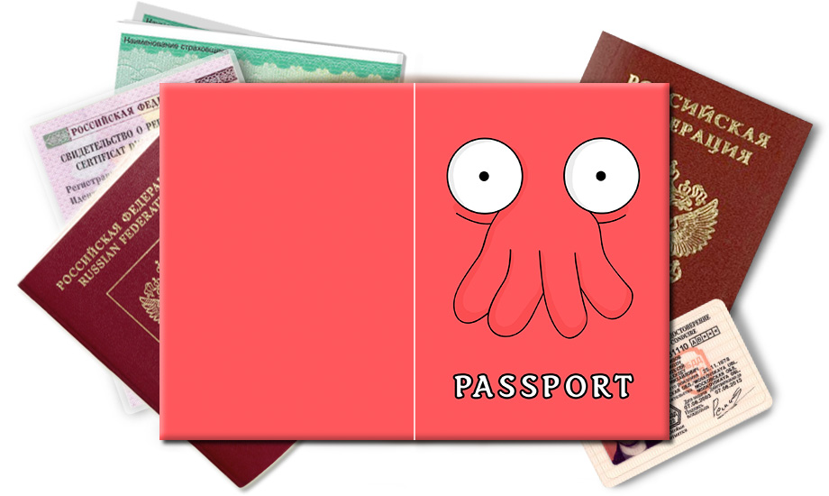 Обложка на паспорт Доктор Зойдберг