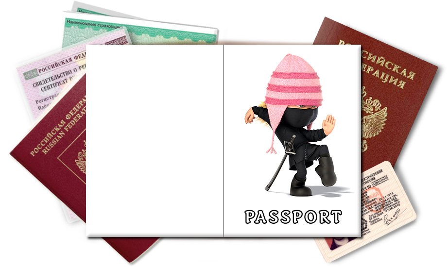 Обложка на паспорт Эдит