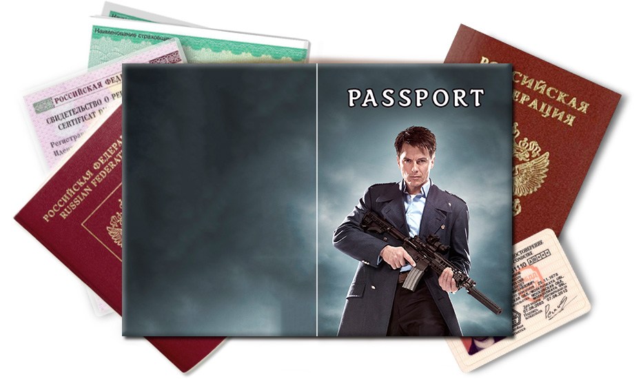 Обложка на паспорт Джек Харкнесс