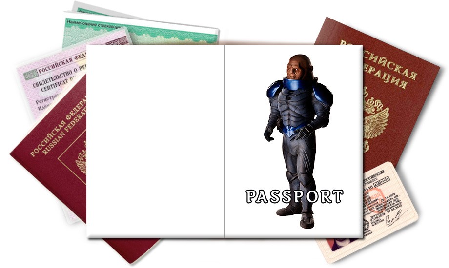 Обложка на паспорт Стракc