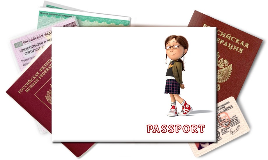 Обложка на паспорт Марго