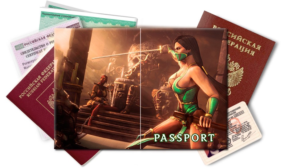 Обложка на паспорт Jade